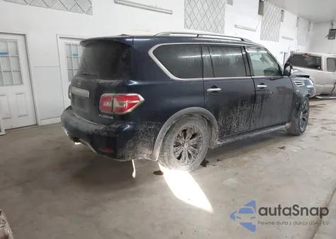 2017 Nissan Armada Platinum z USA, uszkodzony, nr VIN JN8AY2NE4H9707126